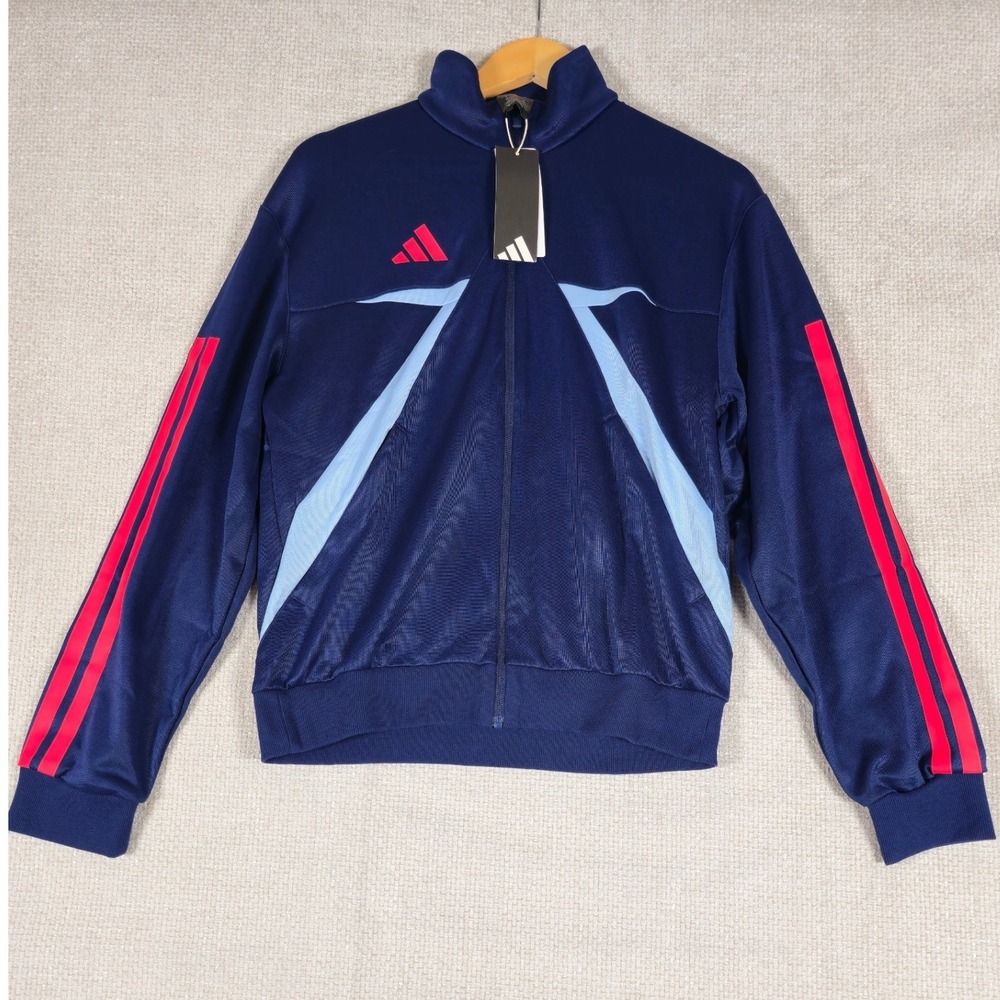 Adidas Men's House Of Tiro Zip Up Track Jacket Size XS Dark Blue NWT - Picture 1 of 8